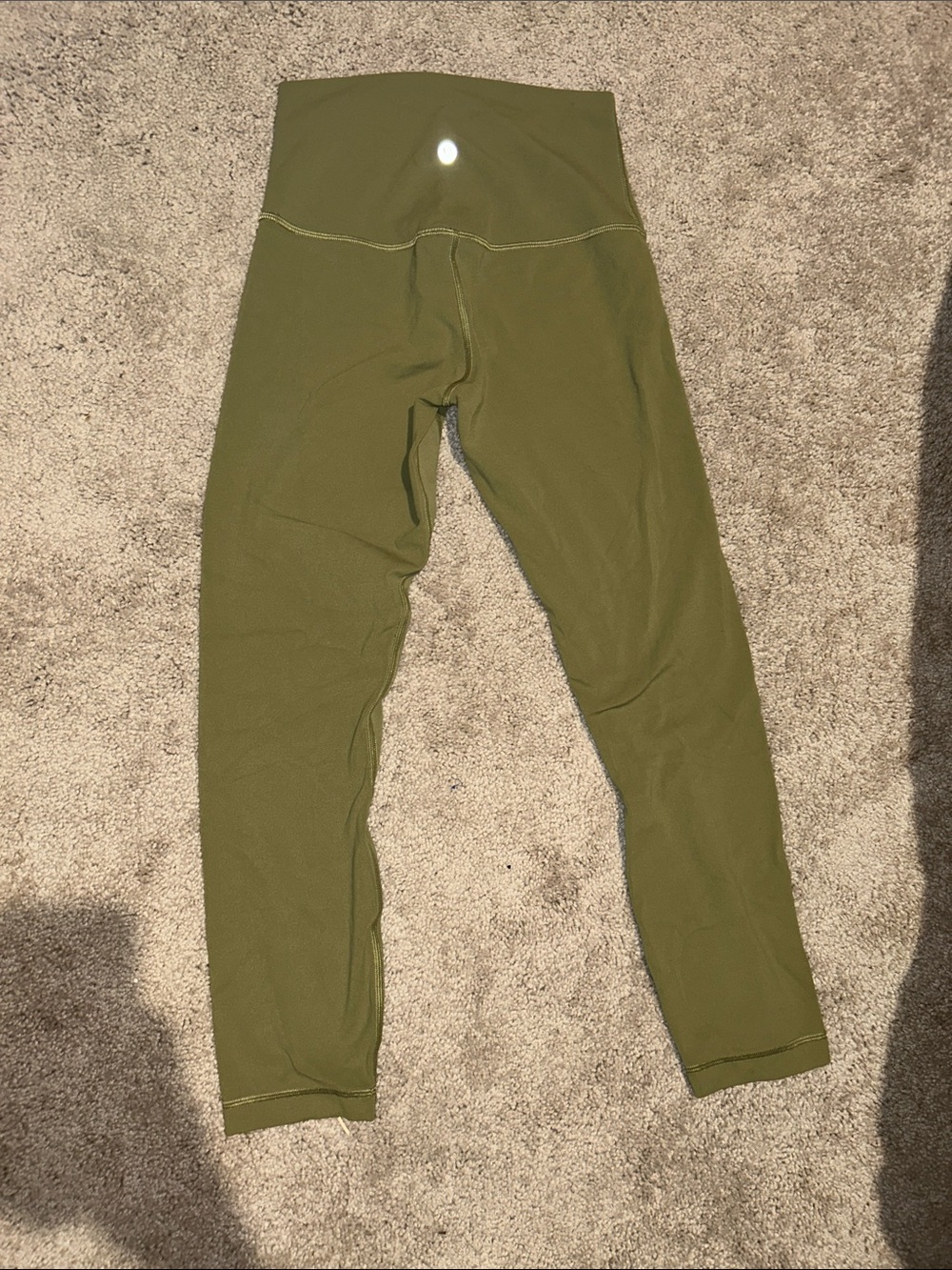 lululemon athletica Olive Green High-Rise Leggings